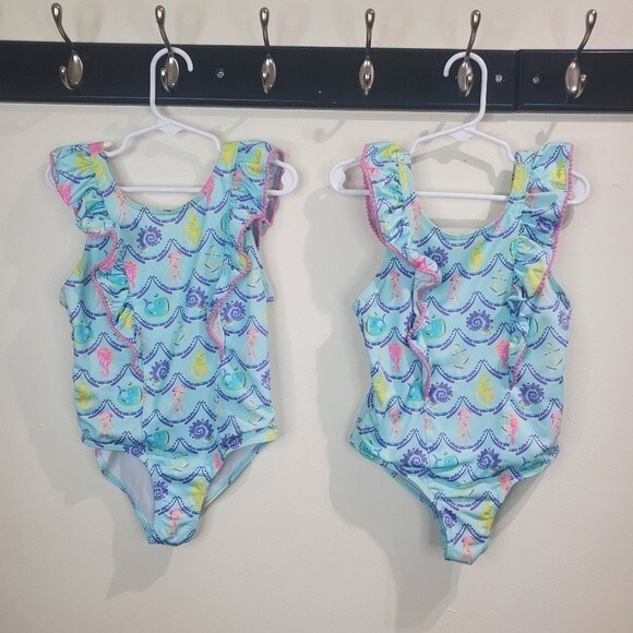 Penelope mack sea critter print swimsuit one peice 6